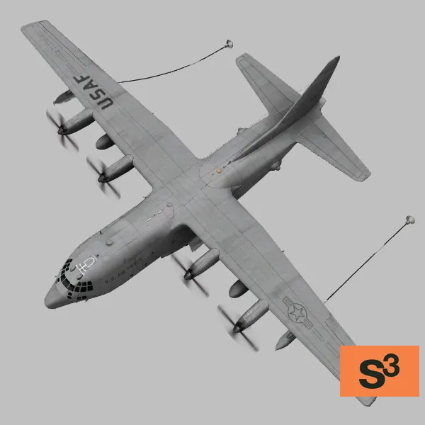 MC-130W · US · grey — 3D model preview