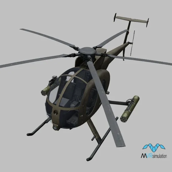 MD500D · KR · green — 3D model preview