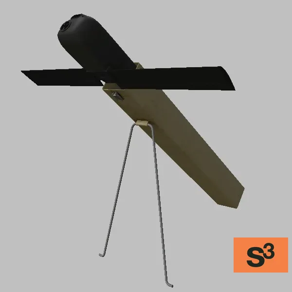 Meraj-521-Launcher · IR · desert — 3D model preview