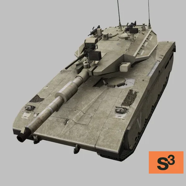 Merkava-Mark-IV · IL · desert — 3D model preview