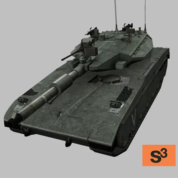 Merkava-Mark-IV · IL · green — 3D model preview