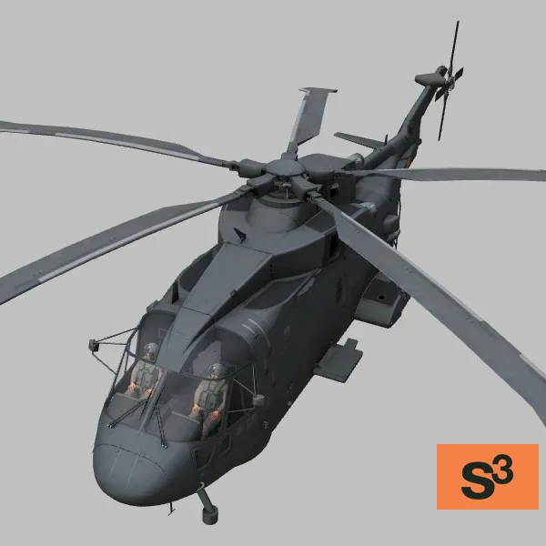 Merlin-HM1 · GB · grey — 3D model preview