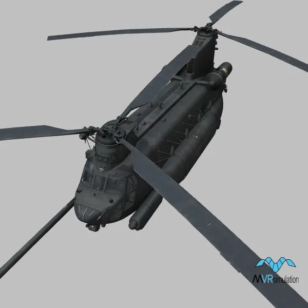 MH-47G · US · black — 3D model preview