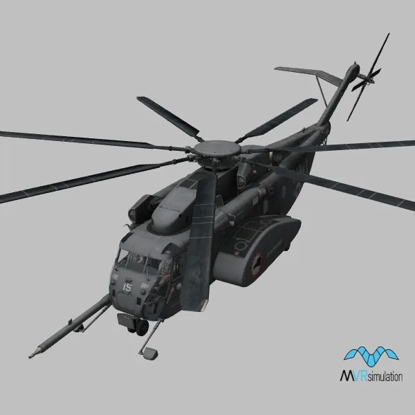 MH-53E · US · grey — 3D model preview