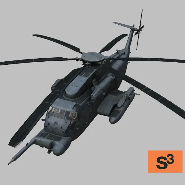 MH-53M · US · grey — 3D model preview