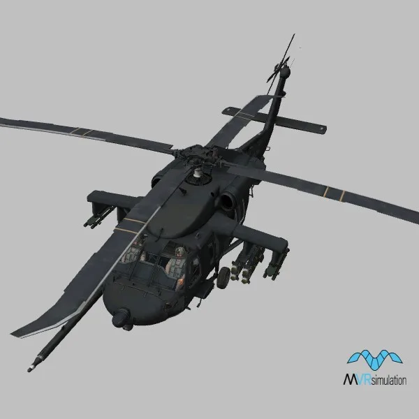 MH-60L-DAP · US · black — 3D model preview