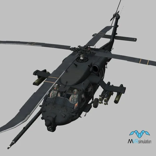 MH-60M-MLASS · US · black — 3D model preview