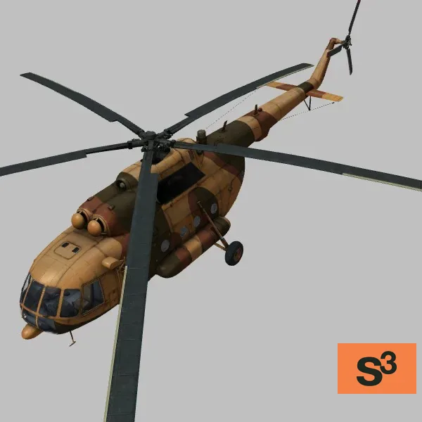 Mi-17V-5 · AF · camo — 3D model preview