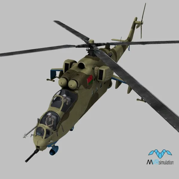 Mi-24 · BY · camo — 3D model preview
