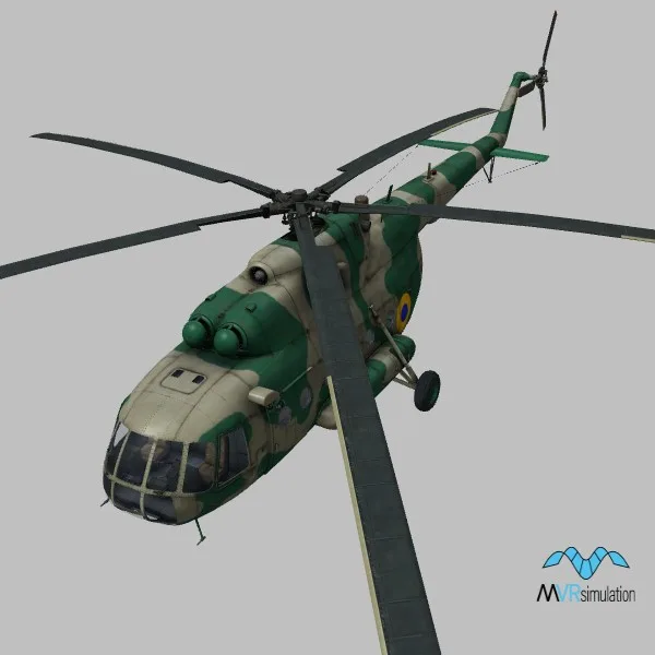 Mi-8MSB · UA · camo — 3D model preview