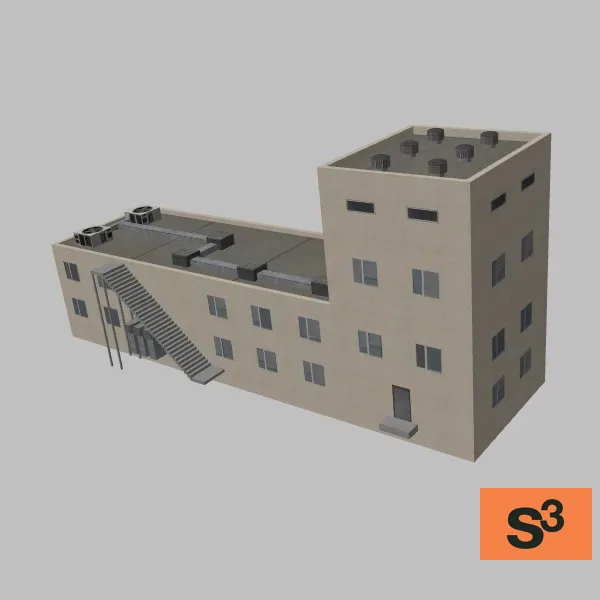 MI-H-Building-025 — 3D model preview