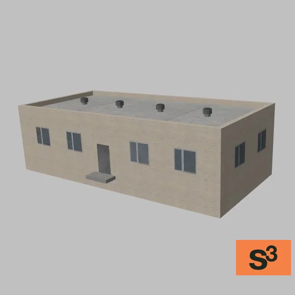 MI-M-Building-020 — 3D model preview