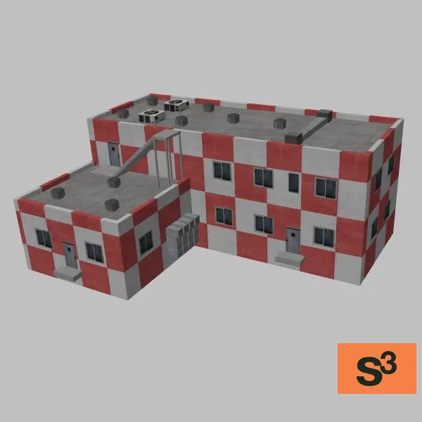 MI-M-Building-038 — 3D model preview