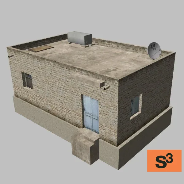 mid-east-house-001 — 3D model preview