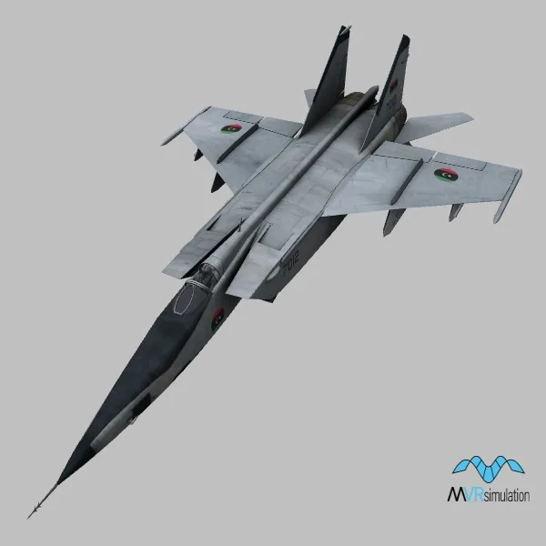 MiG-25RDS · LY · grey — 3D model preview