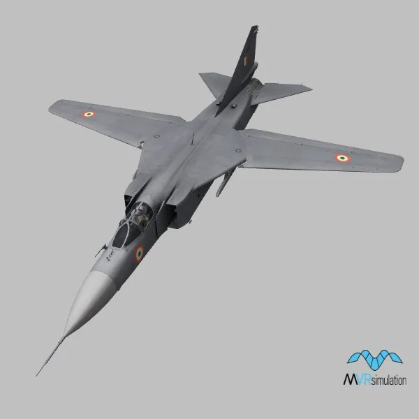 MiG-27ML · IN · grey — 3D model preview