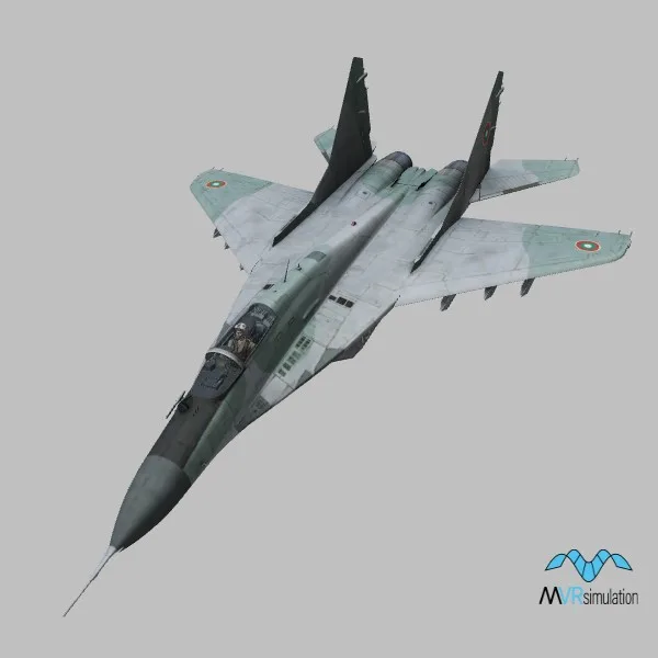 Mig-29 · BG · camo — 3D model preview