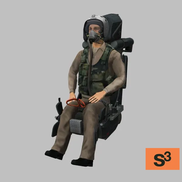 MiG-29K-Ejection-Seat · RU · grey — 3D model preview