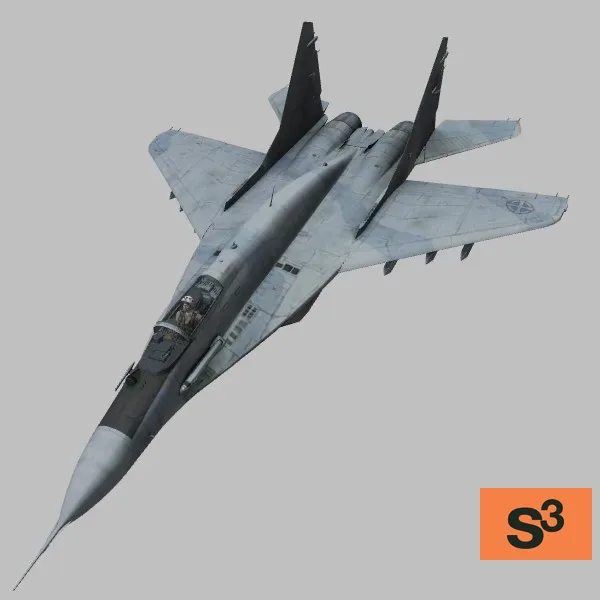 Mig-29SMT · RS · camo — 3D model preview