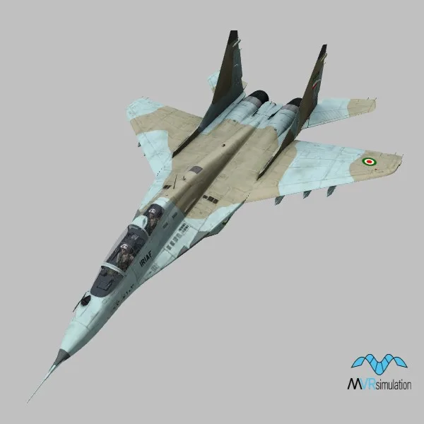 Mig-29UB · IR · camo — 3D model preview