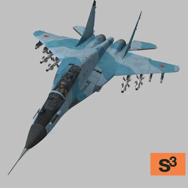 MiG-35S · RU · camo — 3D model preview