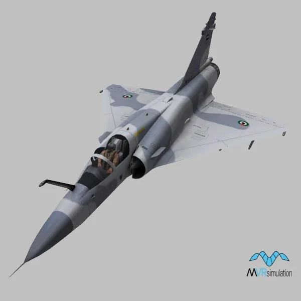 Mirage-2000-9 · AE · camo — 3D model preview