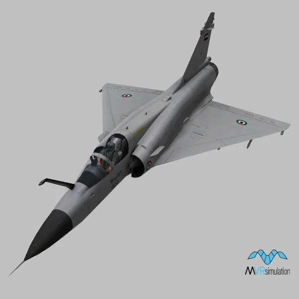 Mirage-2000-9 · IQ · grey — 3D model preview