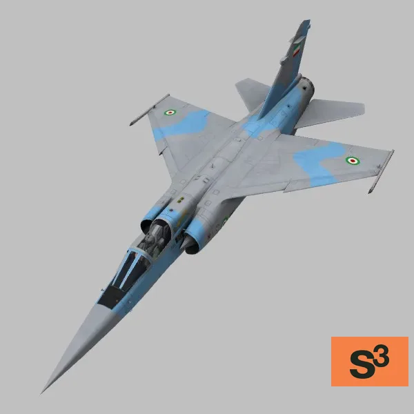 Mirage-F-1E · IR · blue — 3D model preview
