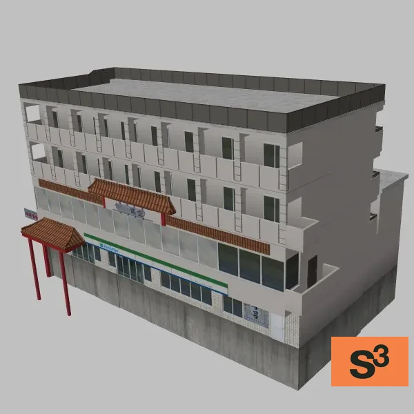 Miyako-building-007 — 3D model preview