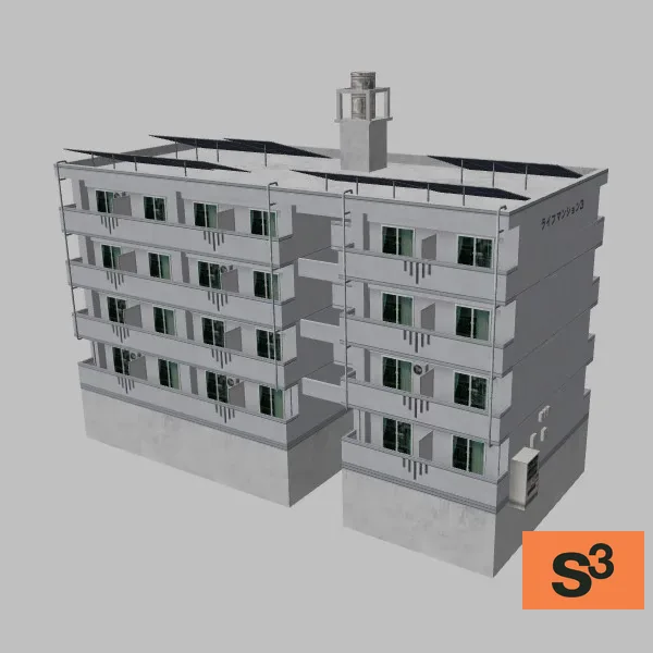 Miyako-building-031 — 3D model preview