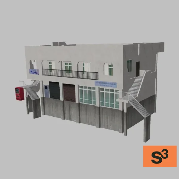 Miyako-building-036 — 3D model preview