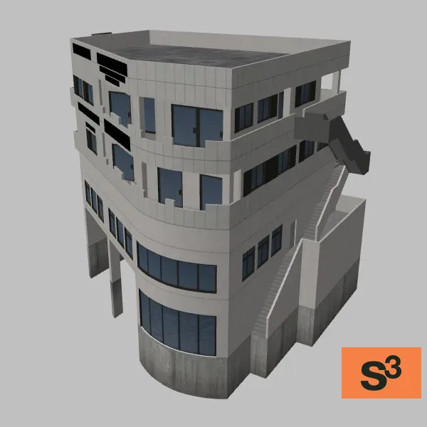 Miyako-building-057 — 3D model preview