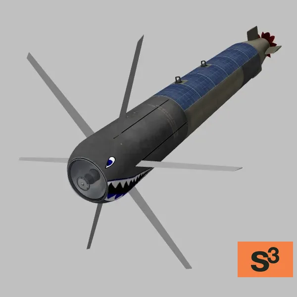 Mk-54-9X · TW · green — 3D model preview