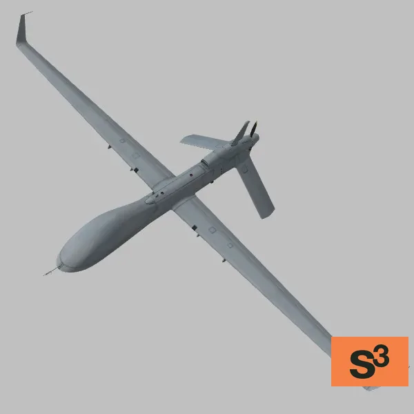 MQ-1C-ER · JSIL · grey — 3D model preview