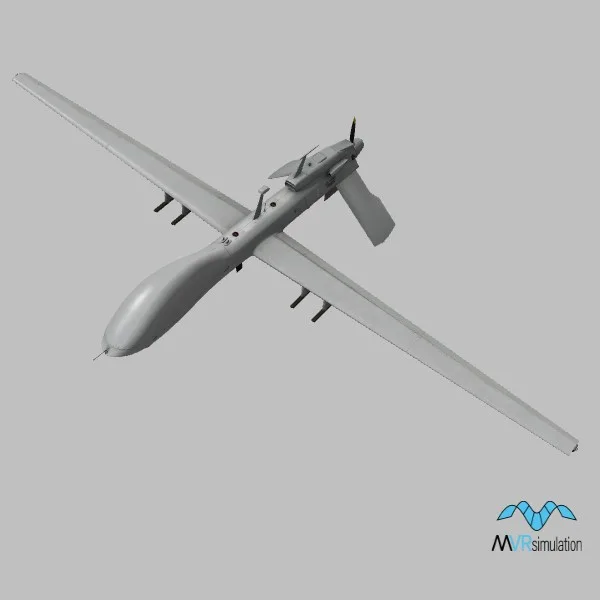 MQ-1C · US · grey — 3D model preview