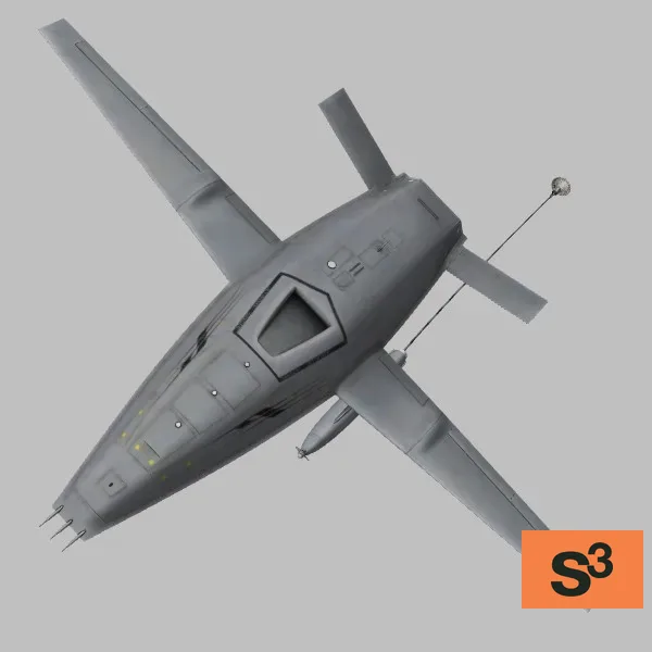 MQ-25 · US · grey — 3D model preview
