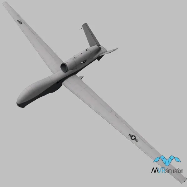 MQ-4C · US · grey — 3D model preview