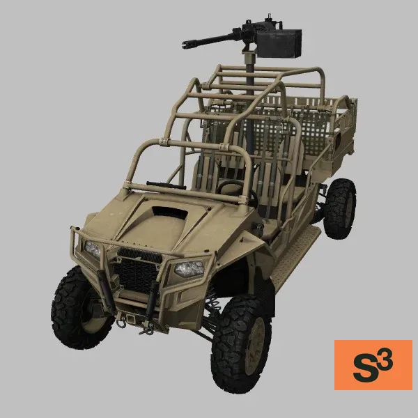 MRZR-4 · M1A2 · US · desert — 3D model preview