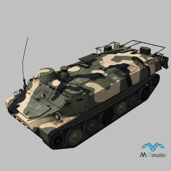 MT-LB · RU · camo — 3D model preview