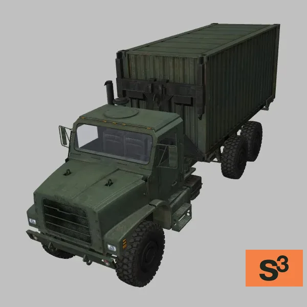 MTVR-LHS-6x6 · US · green — 3D model preview