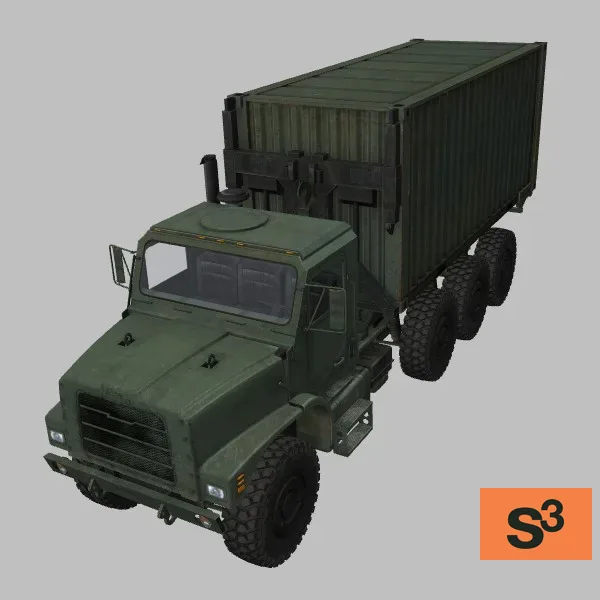 MTVR-LHS-8x8 · US · green — 3D model preview