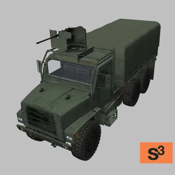 MTVR-MK23 · M2-canopy · US · green — 3D model preview