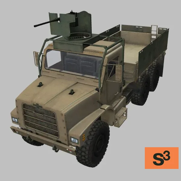 MTVR-MK23 · M2 · US · desert — 3D model preview