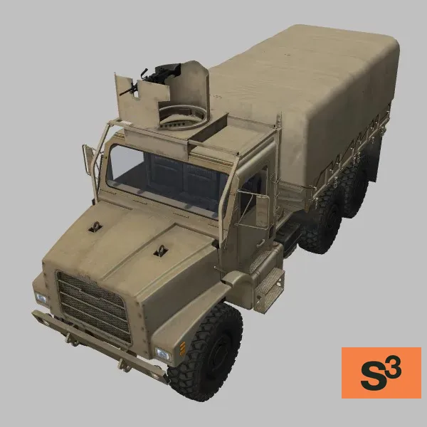 MTVR-MK23 · M249B-canopy · US · desert — 3D model preview