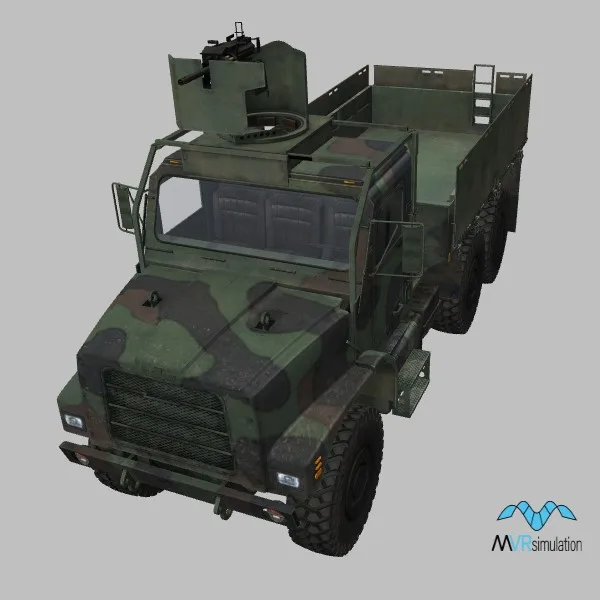 MTVR-MK23 · Mk19 · US · camo — 3D model preview