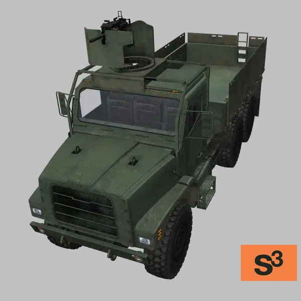 MTVR-MK23 · Mk19 · US · green — 3D model preview