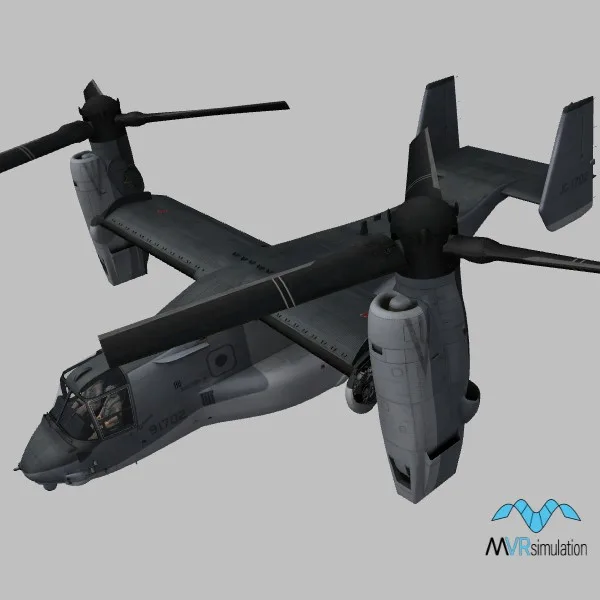 MV-22B · JP · grey — 3D model preview