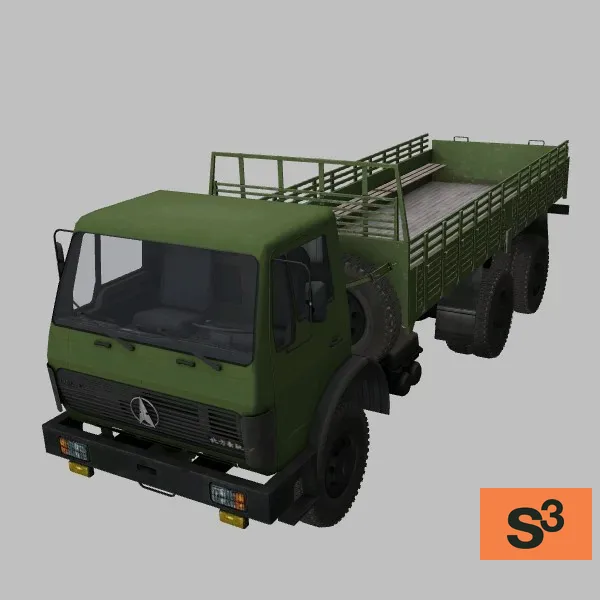 ND1260-flatbed · CN · green — 3D model preview