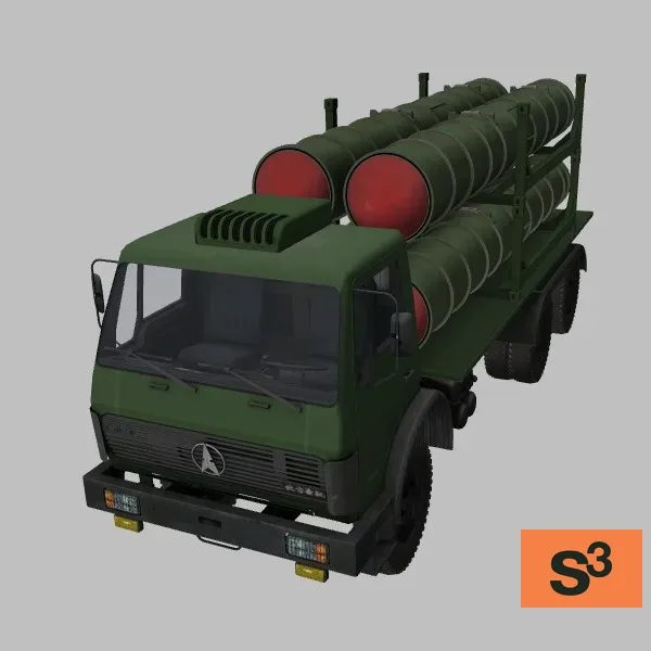 ND1260-HQ-9B-transporter · CN · green — 3D model preview