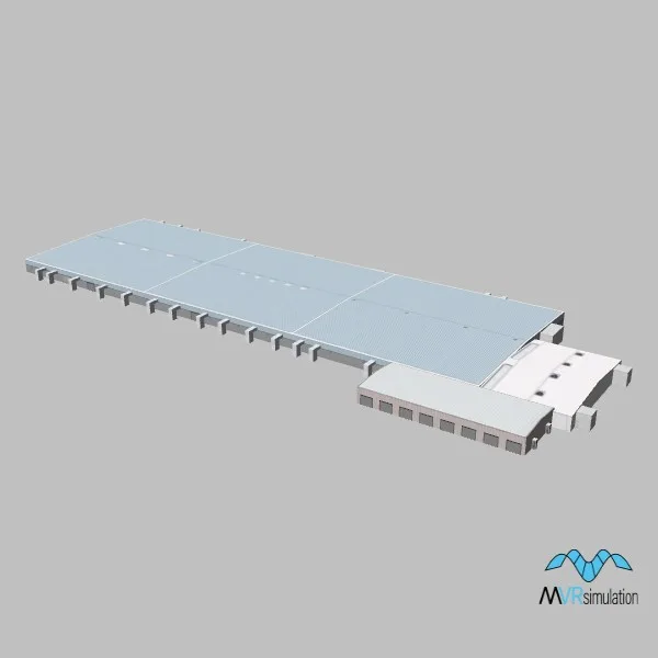 Nellis 001 large building — 3D model preview